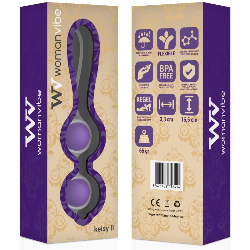 WOMANVIBE - KEISY II SILICONEN KOGELS