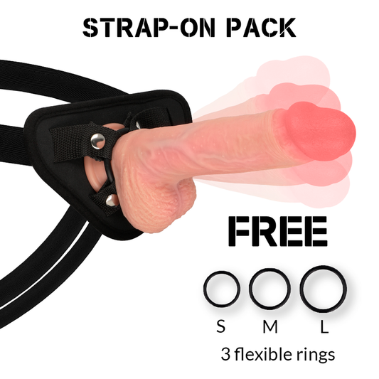 ROCKARMY - HARNAS + HAWK ROTATOR EN VIBRATOR 22 CM -O- 4,6 CM