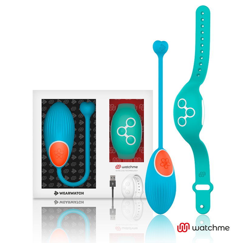 WEARWATCH - WATCHME TECHNOLOGY AFSTANDSBEDIENING EGG BLAUW / AQUAMARIJN