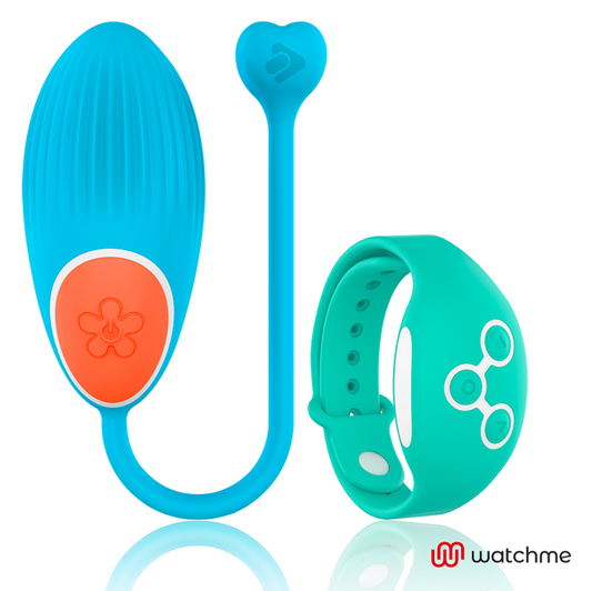 WEARWATCH - WATCHME TECHNOLOGY AFSTANDSBEDIENING EGG BLAUW / AQUAMARIJN
