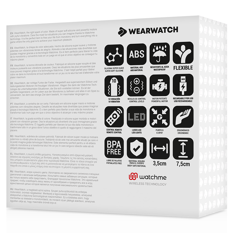 WEARWATCH - WATCHME TECHNOLOGY AFSTANDSBEDIENING EI ZEEWATER / ROZE