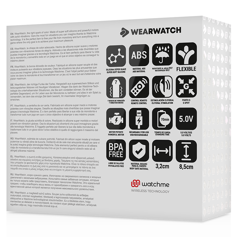 WEARWATCH - DUAL TECHNOLOGY WATCHME VIBRATOR FUCHSIA / ZEEWATER