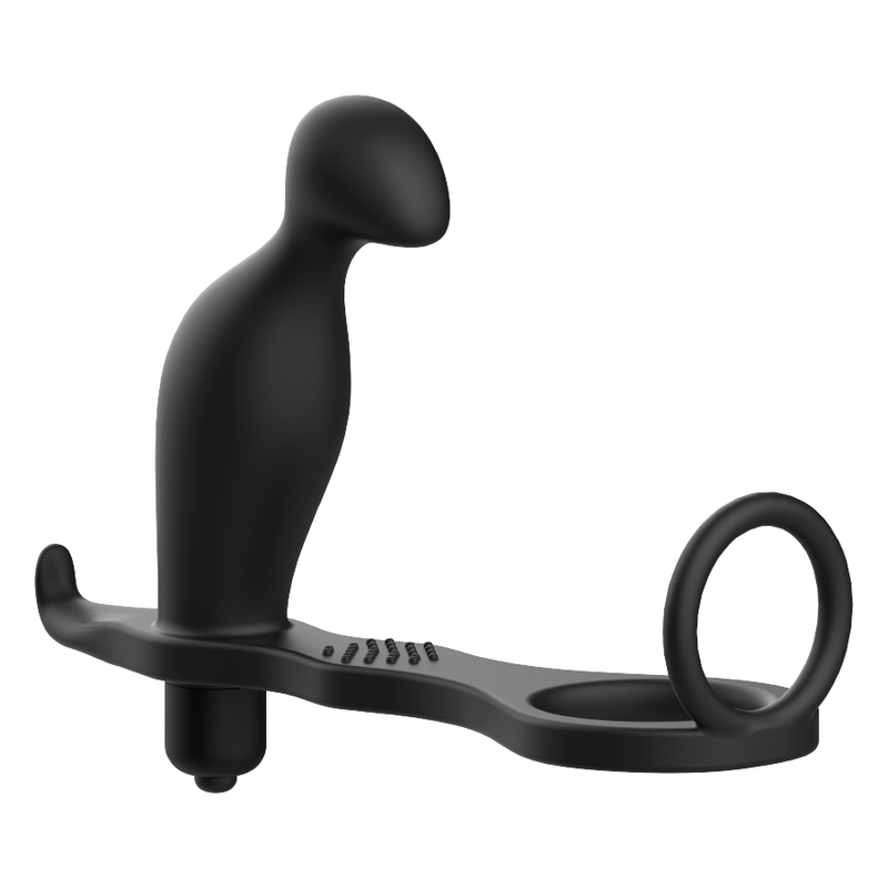 ADDICTED TOYS - BUTTPLUG MET ZWARTE SILICONEN RING 12 CM